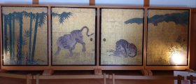 名古屋城 本丸御殿 表書院 二之間 襖 デジタル複製.JPG